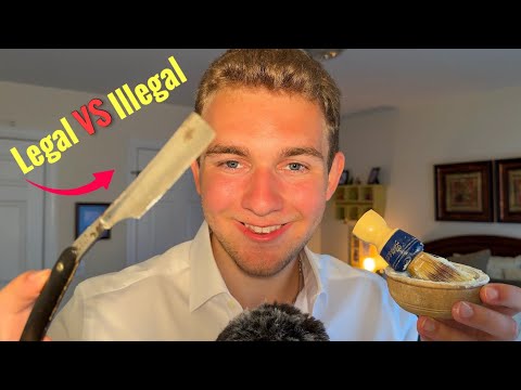 ASMR Legal VS illegal  Haircut￼