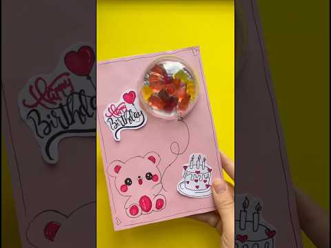 ❤️CUTE DIY BIRTHDAY CARD❤️ #diy