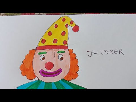 |Alphabet drawing J| #howtodrawjoker #howtodrawjellyfish