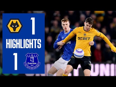 EXTENDED HIGHLIGHTS: Wolves 1-1 Everton