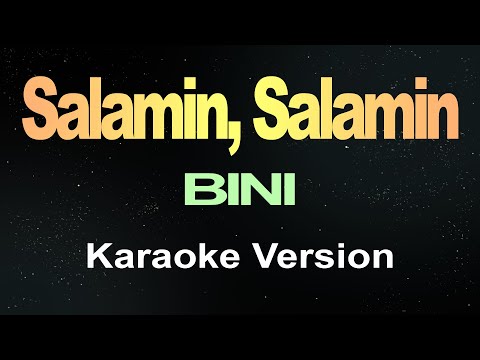 Salamin, Salamin - BINI (Karaoke)