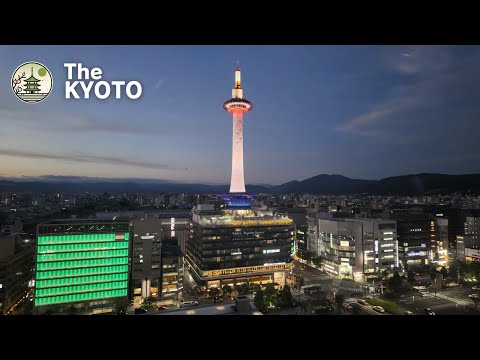 Kyoto Tower Timelapse: From Sunset to Night Lights