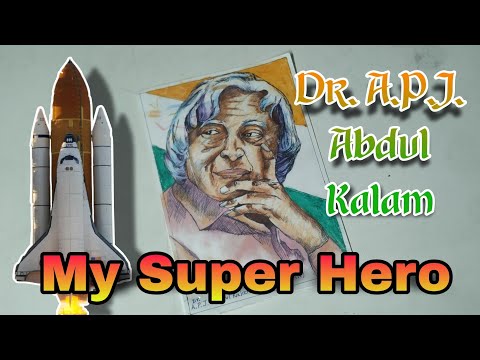 My Super Hero Drawing/ Dr. A.P.J Abdul Kalam Sketch/ Navneet Master Stroke Competition 2023