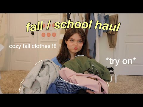 school/fall try on haul 2022 🍁