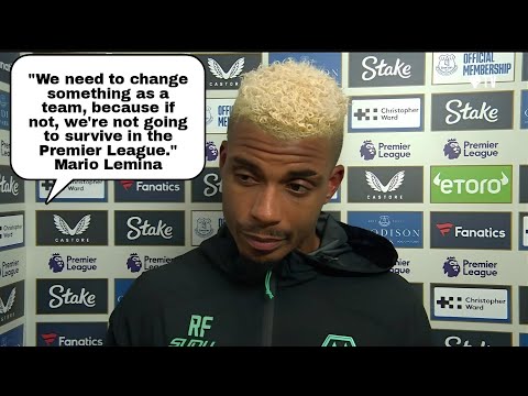 Mario Lemina Reacts: 'We Won't Survive in Premier League Like This!' Wolves V Everton 4-0 Post-Match