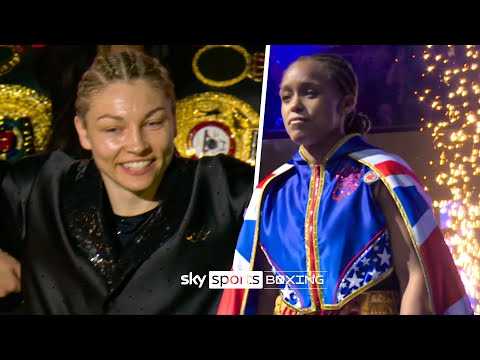 Lauren Price and Natasha Jonas' EPIC Albert Hall ringwalks 🤩