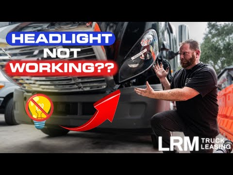 How to Replace Freightliner Cascadia Headlight Yourself 🚛