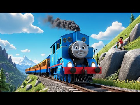 The Train on the Track Goes Choo Choo Rhyme Song | Educational Kids Songs