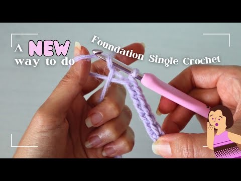 Bye bye foundation chain 👋// Try my NEW way to start a crochet project ✨ foundation sc alternative