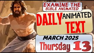 JW DAILY ANIMATED TEXT 🔵SAMSON GETS INTO TROUBLE.✅ EXAMINE THE BIBLE ANIMATED