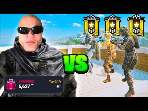 Can 1 Champion Beat 3 Golds? (Rainbow Six Siege)