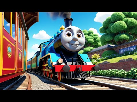 The Train on the Track Goes Choo, Choo Rhyme Song | Educational Kids Songs