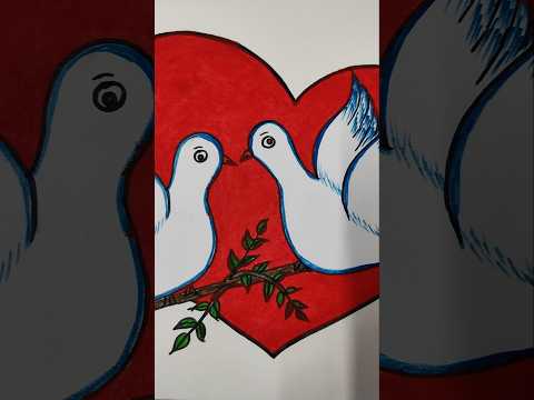 Valentine's special #lovebirds #heart #lovestatus #love  #shortvideo #shortsfeed #scenery #trending