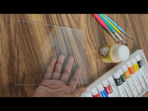 easy glass painting for beginners , acrylic painting 🎨