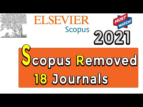 Scopus Removed 18 Journals II Scopus Update March 2021 II My Research Support