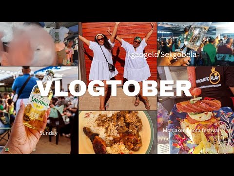 VLOGTOBER 2024 | SPEND THE DAY WITH ME | MOHLAKENG KOTA FESTIVAL | BURIAL SOCIETY | SA YOUTUBER🇿🇦