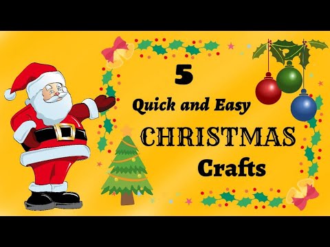 5 Quick and Easy 🎄Christmas Crafts for Cozy ☃️Holiday Spirit! | @CraftStack