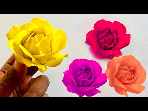 How to Make Paper Roses | DIY Paper Flowers