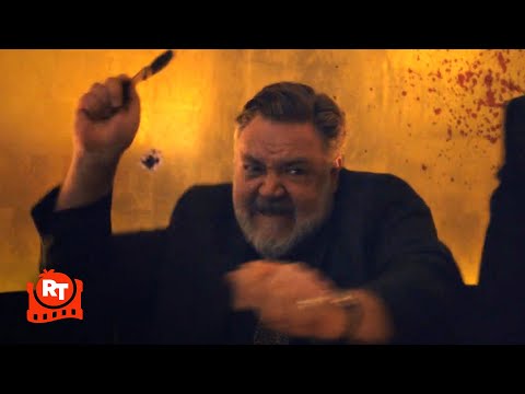 Kraven the Hunter (2024) - Nikolai's (Russell Crowe) Gangster Shootout Scene | Movieclips