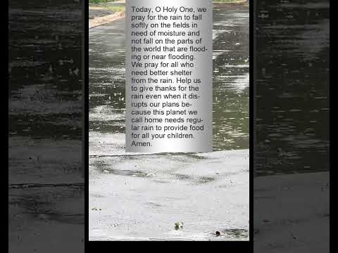 A Prayer for a Rainy Day