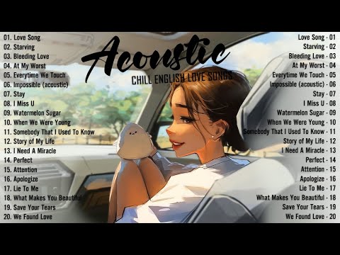 Acoustic Songs 2025 🥂 Best Chill English Acoustic Love Songs Cover 🥂 Soft Chill Acoustic Music 2025