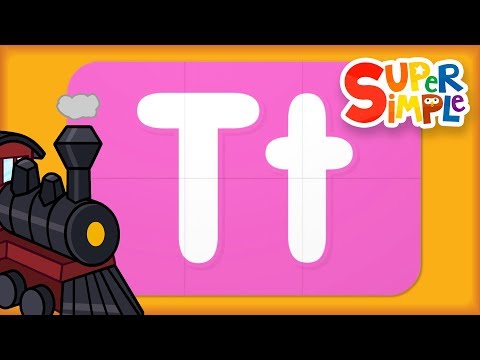 Learn Letter T | Turn & Learn ABCs | ​​🌈 Super Simple ABCs