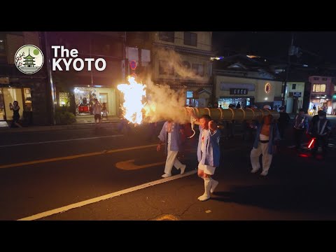 【4K】"Mikoshi Arai" with Enormous Torch at Latter Gion Maturi 2024