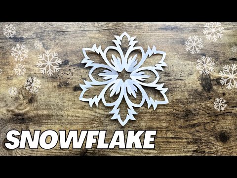 HOW TO MAKE PAPER SNOWFLAKE EASY ORIGAMI WORLD TUTORIAL | DIY SNOWFLAKE FOR CHRISTMAS AND NEW YEAR