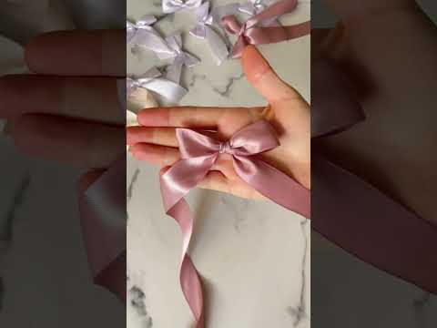 How to Tie a Bow❤️ 2 easy ways