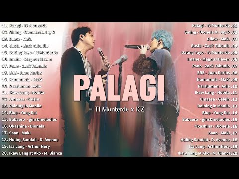 PALAGI - TJ Monterde 💗 Best OPM Tagalog Love Songs With Lyrics 2024 Playlist 💗 OPM Trending 2024