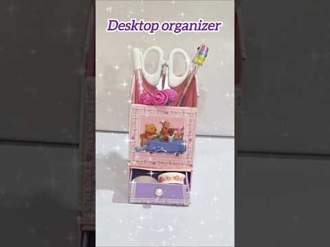 Diy Desk Organizer #diy #ytshorts #creative