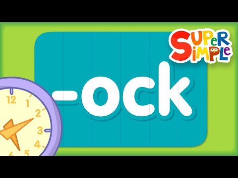 Learn To Read Words in the "ock" Word Family | Turn & Learn ABCs | Preschool Learning