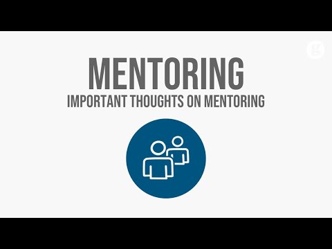 Important Thoughts on Mentoring