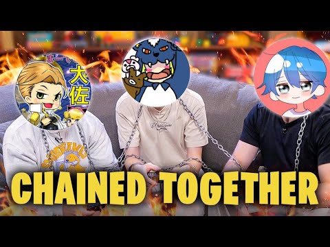 【Chained Together】社長と大佐と団長の協力型鬼畜ゲー #chainedtogether