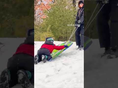 Snow Day ❄️ Fun Day #sledding #snow #snowfun #newengland #winterwonderland