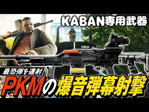 【タルコフ】KABAN専用武器！新ライトマシンガンPKMの弾幕と狙撃で絶望を与える【ゆっくり実況】