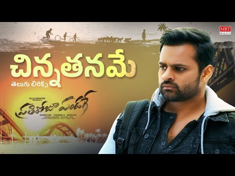 Chinnataname తెలుగు లిరిక్స్ |Prati Roju Pandage| Sai Dharam Tej,Raashii Khanna | Maruthi | Thaman S