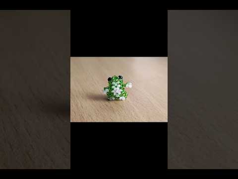 ビーズでカエルを作りました🐸　#beads