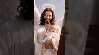 Jesus and Baby #jesus #teachingsfromgod #jesuschrist #jesuslovesyou #christianity #love #lord