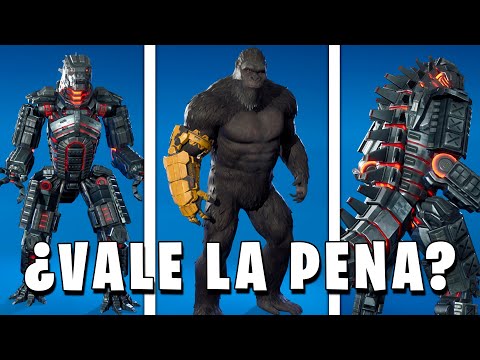 ¿VALE LA PENA COMPRAR LAS SKINS DE MECHAGODZILLA Y KONG EN FORTNITE? 🔥 REVIEW COMPLETA