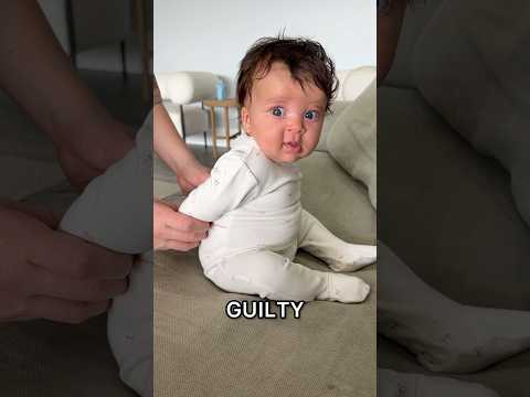 Guilty as chargedd🙊 #baby #parents #guilty #cute