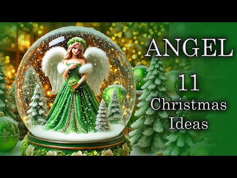 11 IDEAS😇ANGELS😇Economical Christmas decoration ideas for home🎄DIY Christmas Ornaments craft ideas