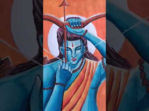 jai shree ram #ram #ramayan #ramsita #rambhakt #hindu #art #painting #artlovers #paintingtutorial