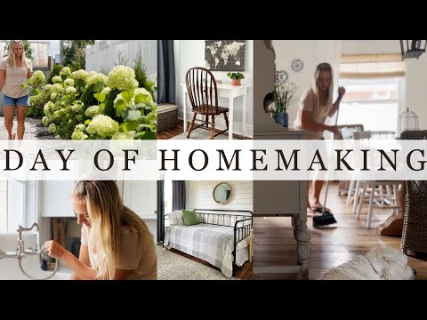 Bedroom Refresh, Gardening, and Cleaning | a Day of Homemaking