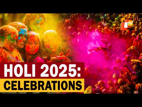 🔴Holi 2025: Watch Joyful Holi Celebrations Across India