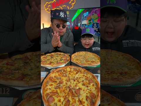 Having New York Pizza Signature with My Son 🍕🗽💚 #asmr #NewYorkPizzaSignature #shorts