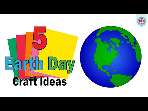 5 Earth Day Craft Ideas #earthday | @CraftStack