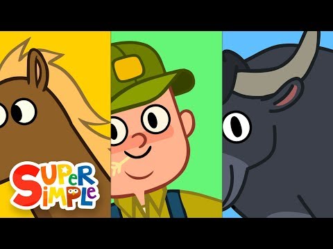 Turn & Learn ABCs - ON THE FARM! - Farm Animals & More | ​​🌈 Super Simple ABCs