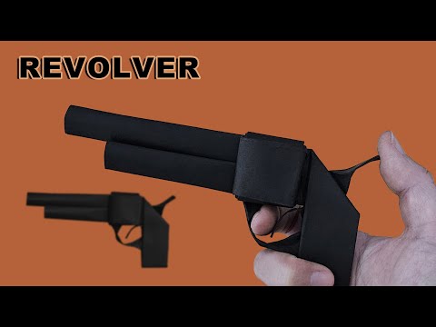 How to make Revolver Paper Gun - Tutorial l Squid Game