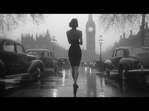 London Jazz Nights 🍸 Vintage Swing Music in Foggy Streets 1930s-40s 🕰️ Timeless Jazz Vibes